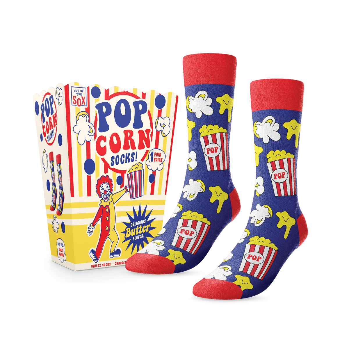 Butt&#39;r Popcorn Socks