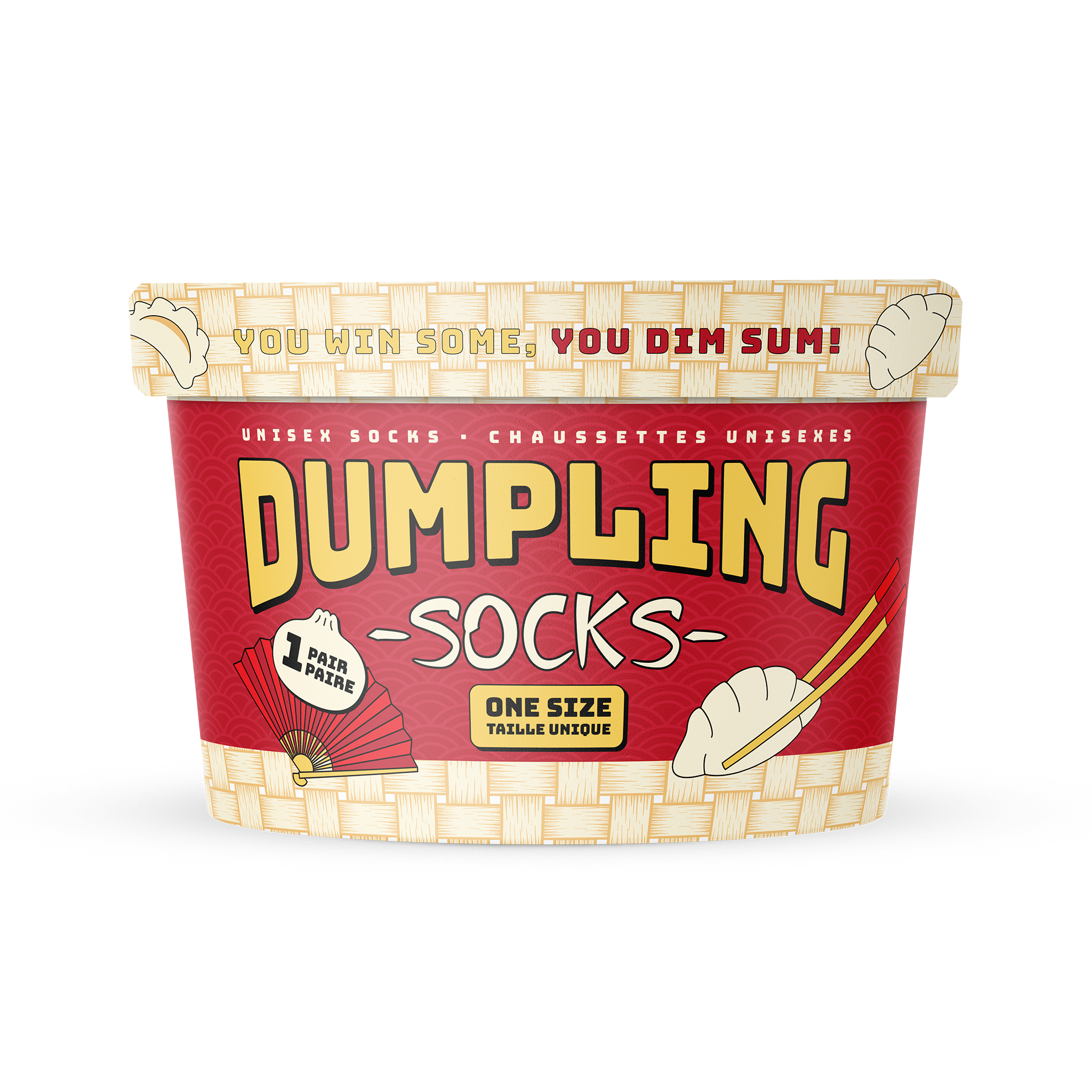 Steamed Dumplings Socks - Main and Local