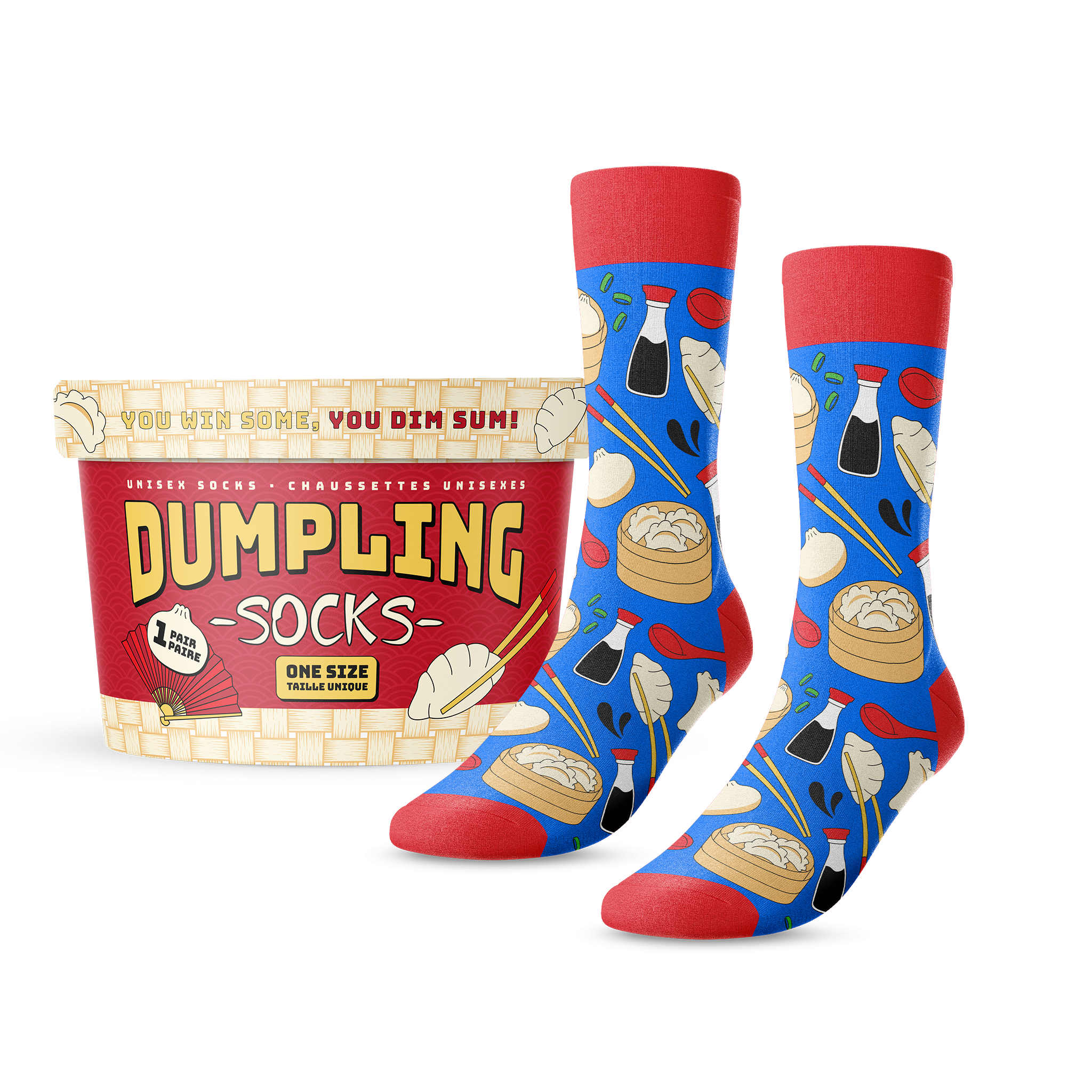 Steamed Dumplings Socks - Main and Local