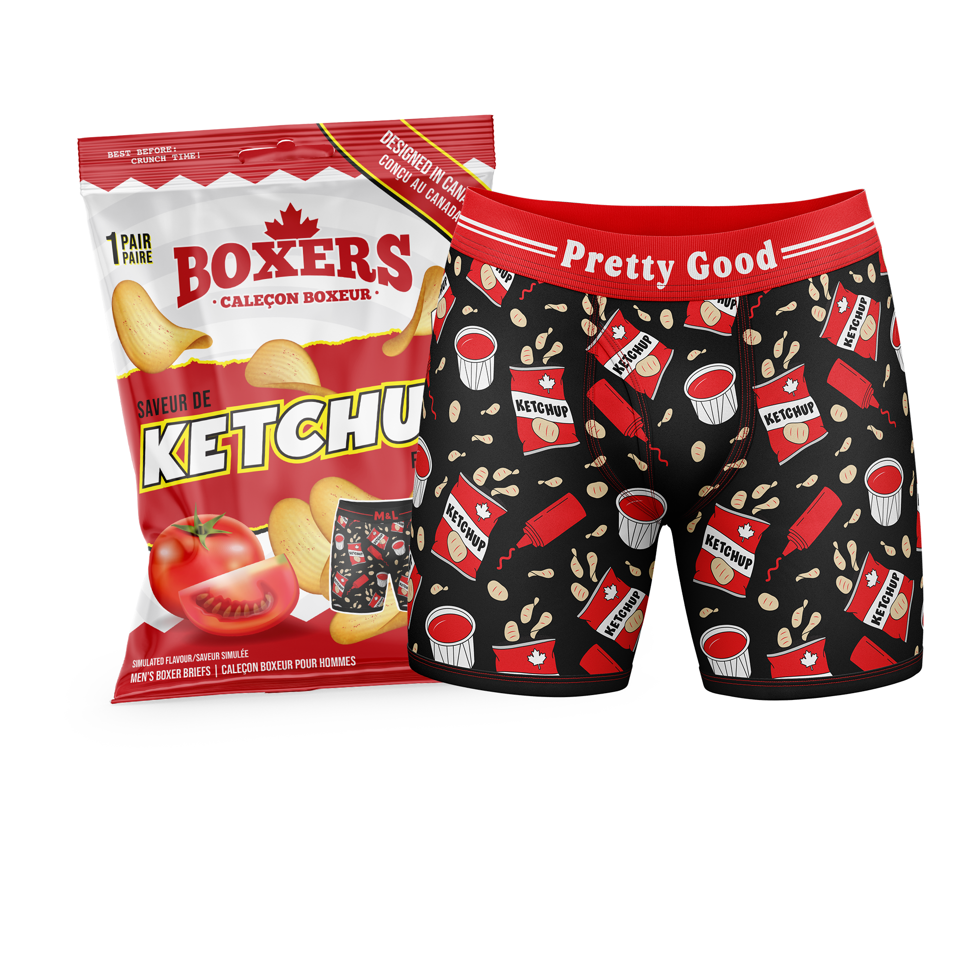 Ketchup Chips Boxers - Main and Local