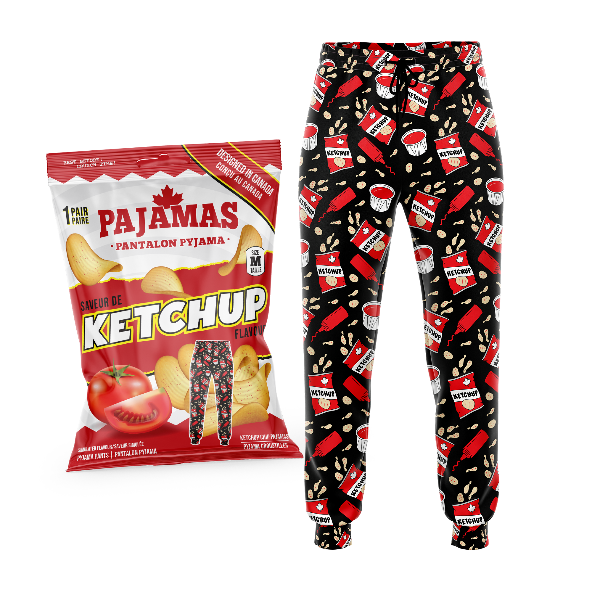 Ketchup Chips PJ Pants - Main and Local