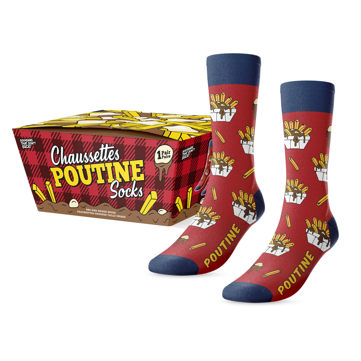 Classic Canadian Poutine Socks