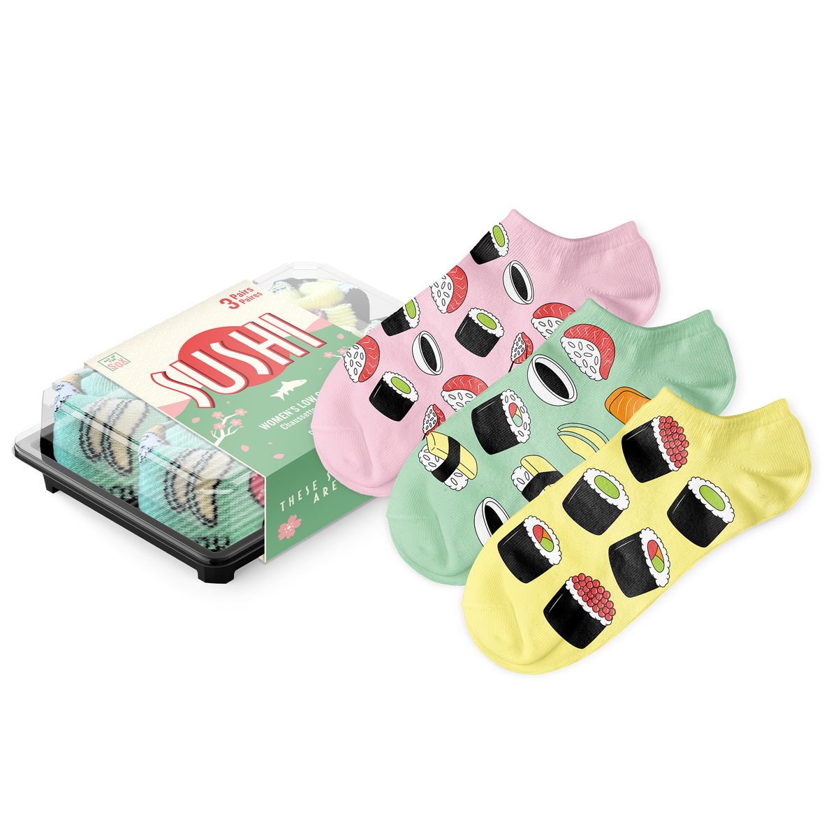 Women&#39;s 3-Pack Sushi Socks