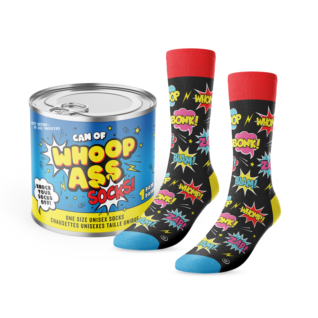 Big Ol' Can O' Whoop Ass Socks - Main and Local