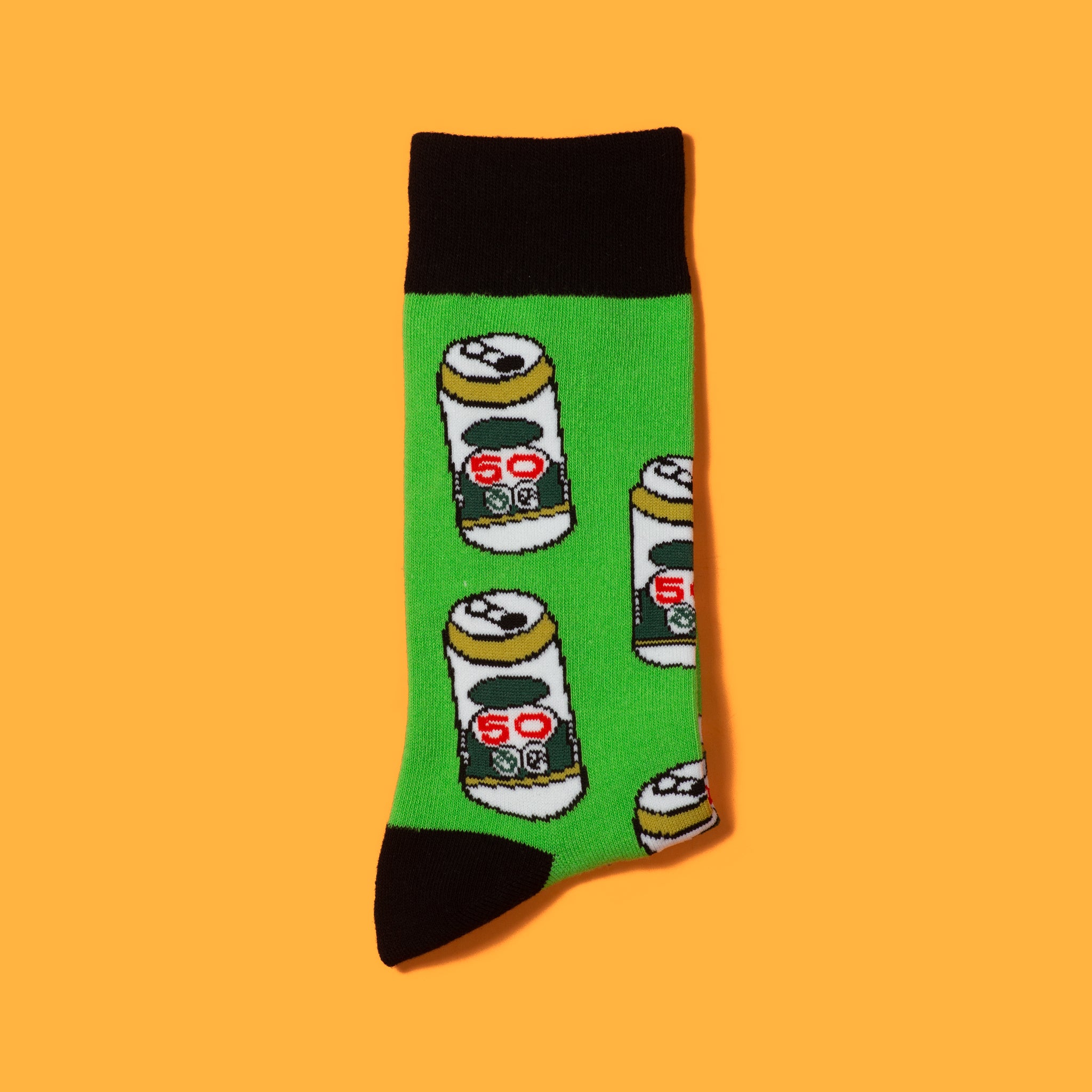 Retro Beer Can Socks - Main and Local