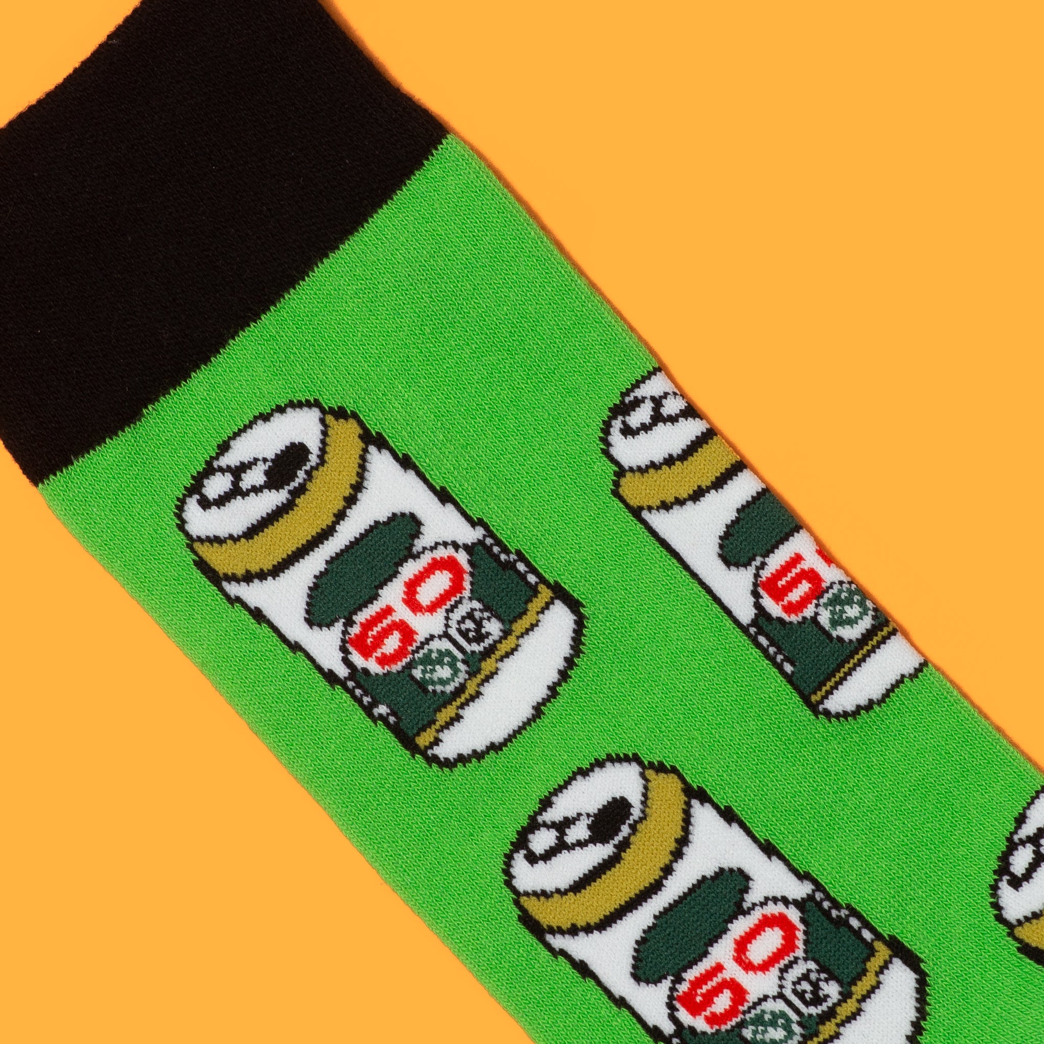 Retro Beer Can Socks - Main and Local
