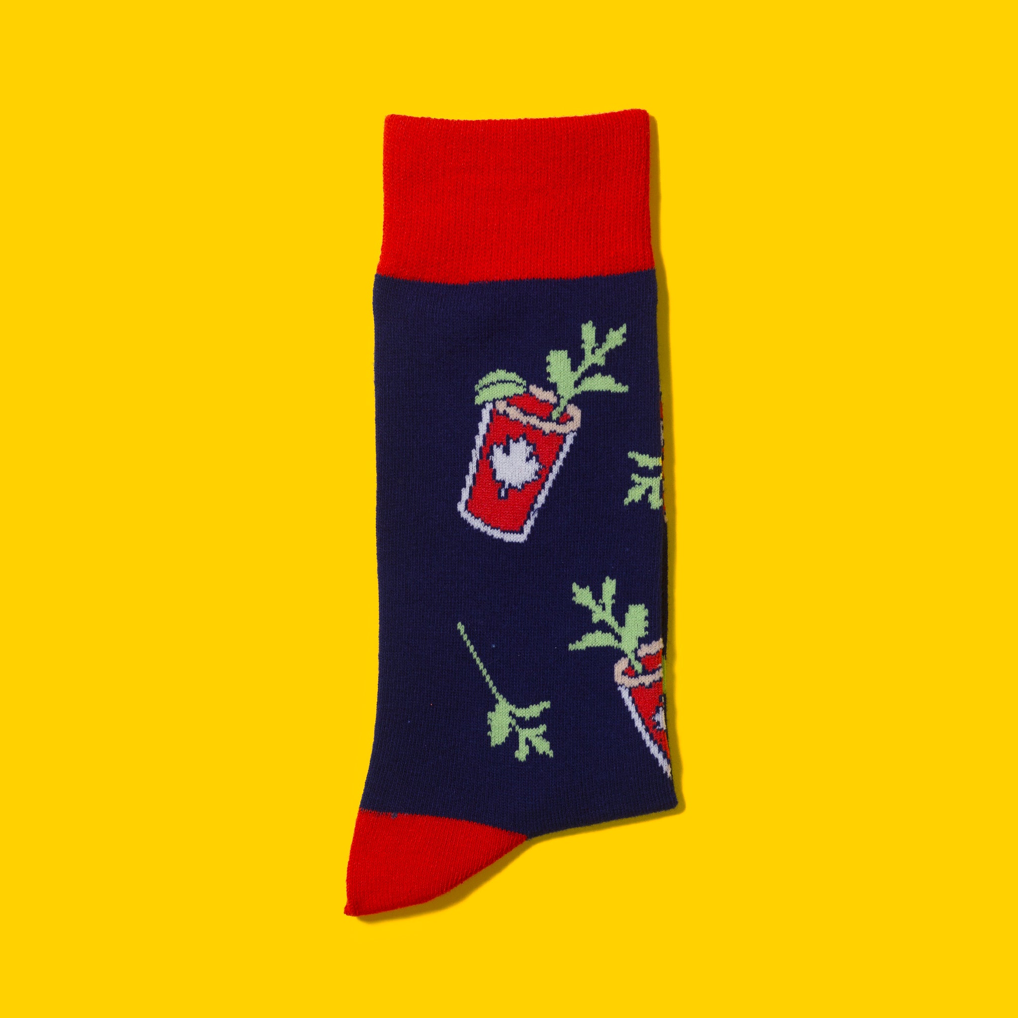 Canadian Caesar Socks - Main and Local