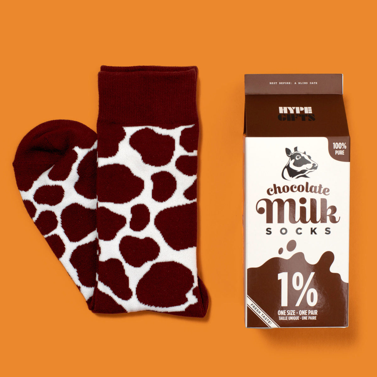 Creamy Chocolate Milk Socks
