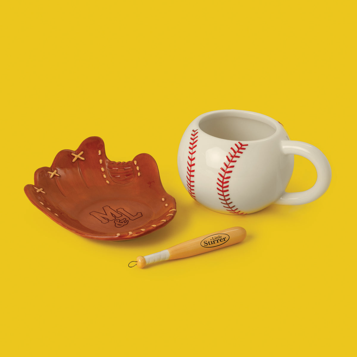 Baseball Mug Set